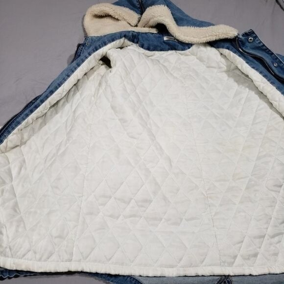 Need Supply Farrow Rio Hooded Jean Coat Jacket size Small - Picture 11 of 16